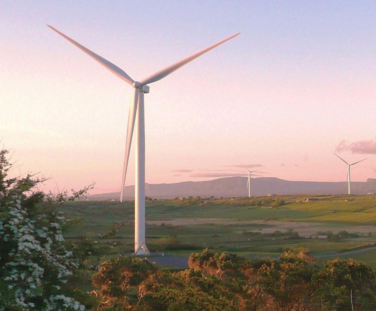 风力涡轮机 in 爱尔兰
